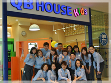 We provided a one stop salon that allows all family members to get a haircut together located at Vivocity level 2, called “ QB House Kids”.